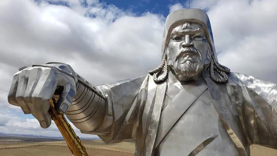 Mongolian statue.